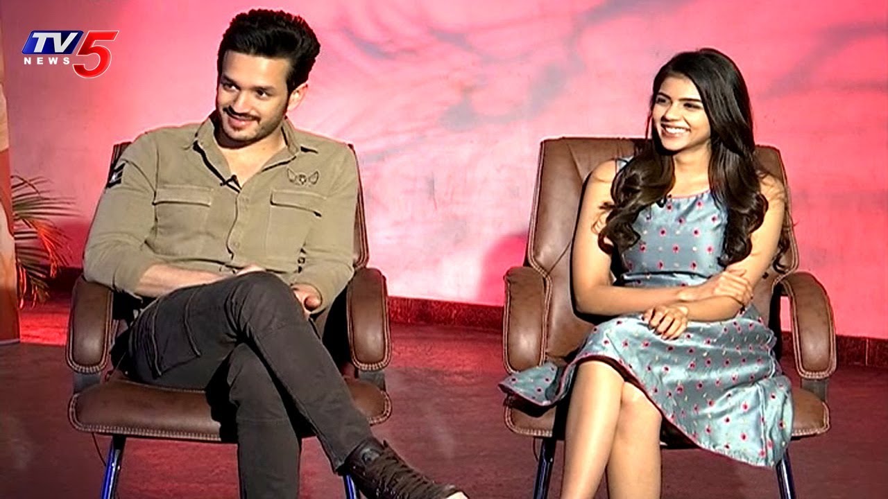 Akkineni Akhil & Kalyani Priyadarshan Sharing Hello Movie Success ...