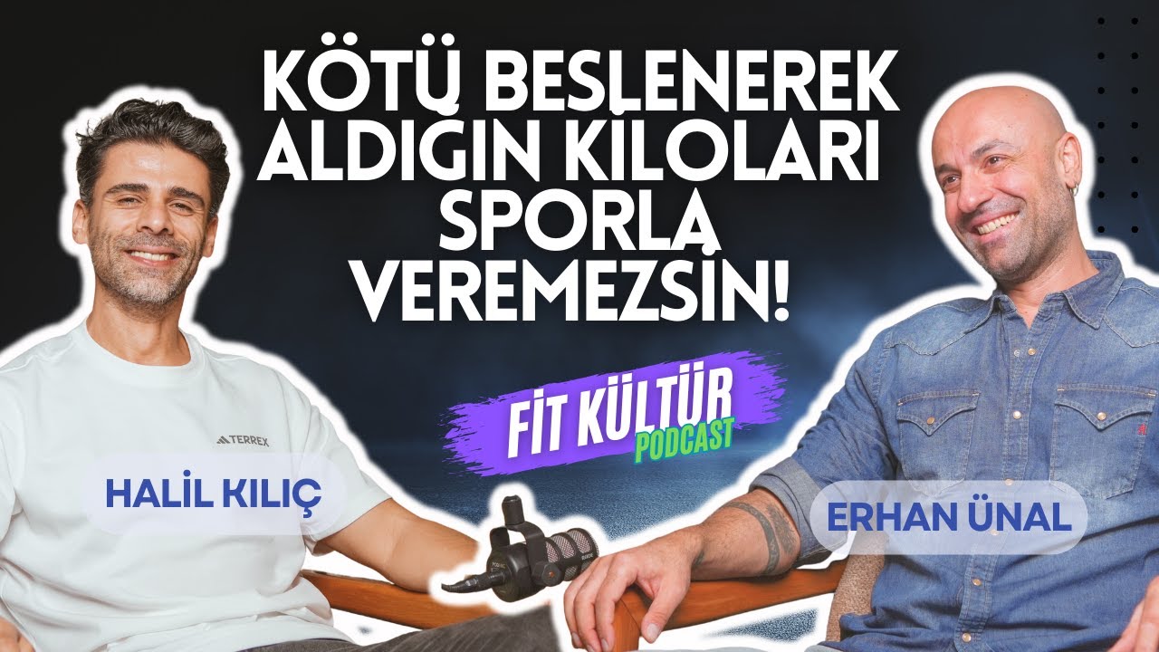 Fit Kültür Podcast - Halil Kılıç - Kötü beslenerek aldığın kiloları sporla veremezsin!