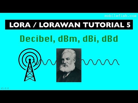LoRa/LoRaWAN tutorial 5: Decibel, dBm, dBi, dBd