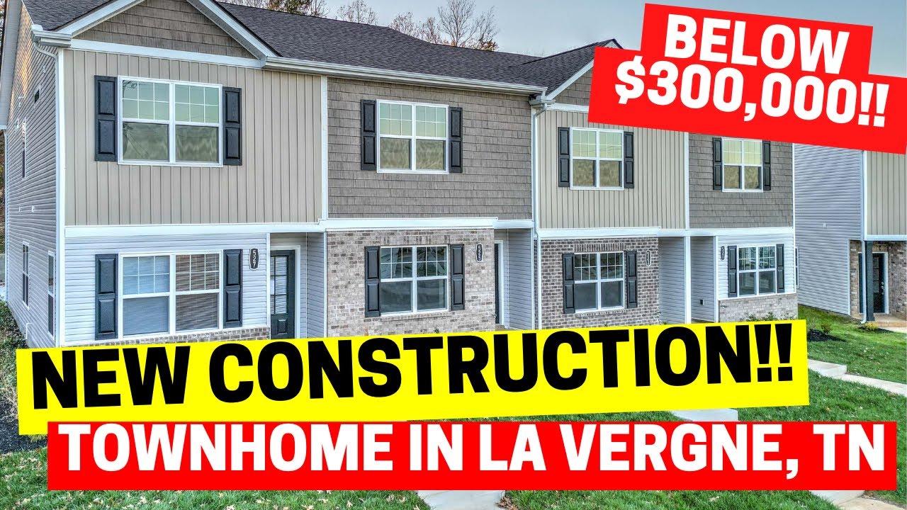 New Townhomes in La Vergne, TN 30 Minutes from Downtown Nashville