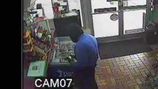 Surveillance Video: Red Barn Food Store robbery