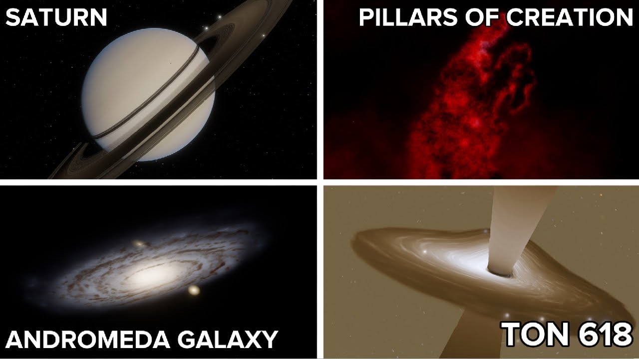 Путешествие к каждому знаменитому космическому объекту