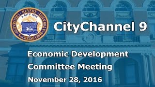 (11/28/16) Economic Development Committee Meeting