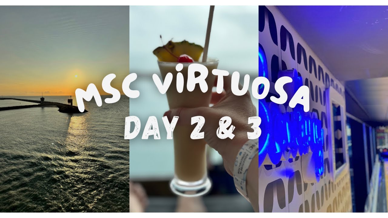 MSC Virtuosa | September 2023 | Day 2 & 3 Sea Days