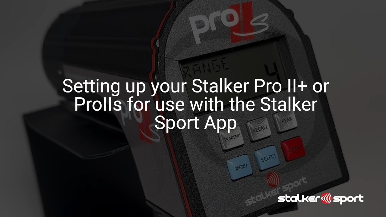 Stalker Pro IIs Radar Gun