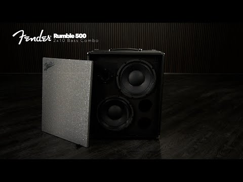 Комбопідсилювач для бас-гітари FENDER RUMBLE 500, видео 1