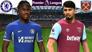 EA FC 24 - Chelsea vs. West Ham - Palmer Jackson Paqueta Kudus - Premier League 23/24 | PS5 | 4K HDR