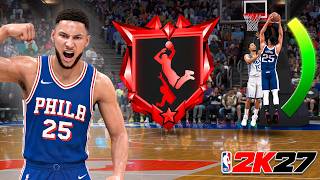 6'10 RIM-REAPING PLAYSLASH + LEGEND POSTERIZER is DOMINATING RANDOM REC in NBA 2K26