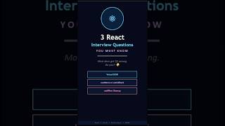 3 React Interview Questions That Will Get You Hired 🔥