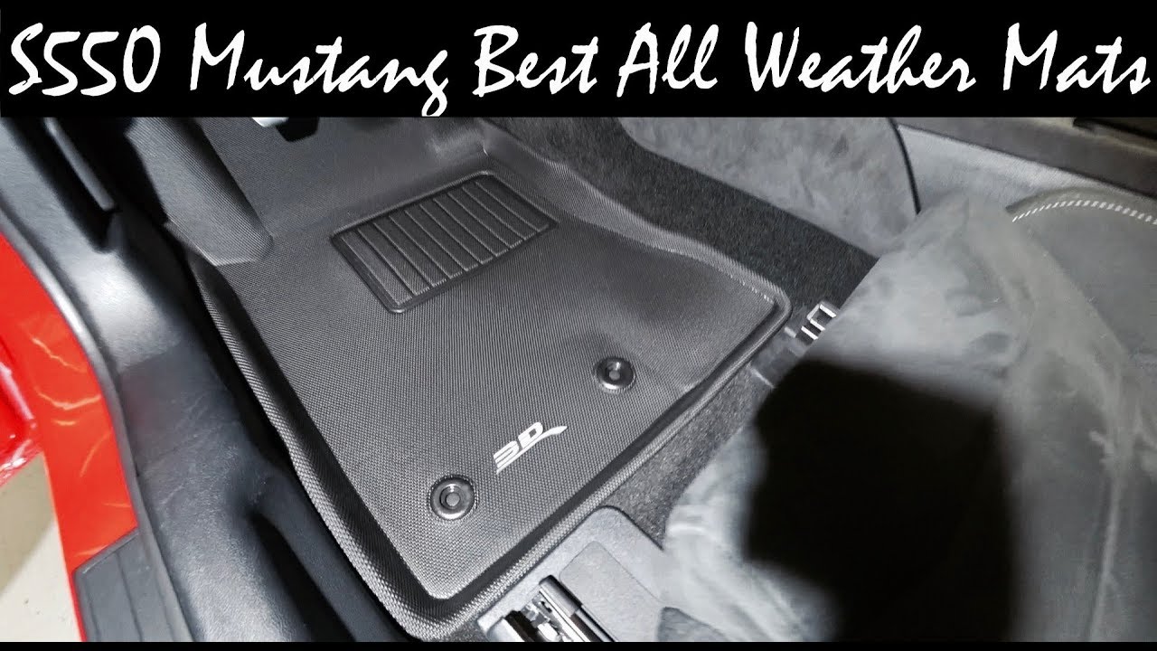 2015 2018 S550 Mustang Best All Weather Floor Mats Auto Fanatic