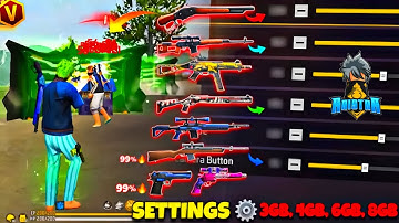 Free Fire Max Auto Headshot Trick 2025 Sensitivity ⚙️ 2gb, 3gb, 4gb Ram Headshot Sensitivity Setting