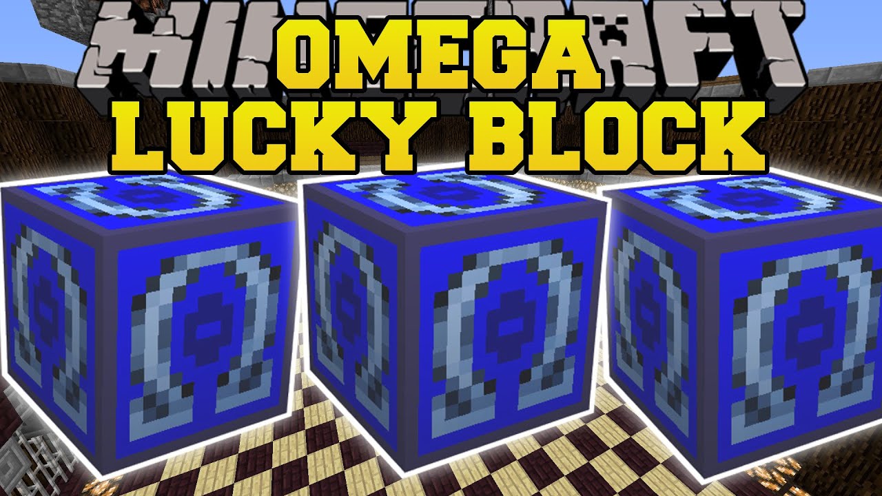 Lucky Block Omega Mod for Minecraft (1.12.2-1.7.10) 