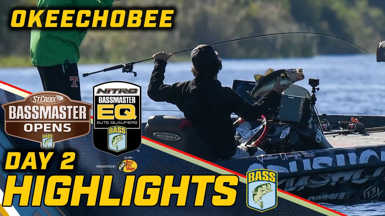 Highlights: Day 2 at Bassmaster EQ on Lake Okeechobee