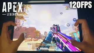 First Gameplay of KINGS CANYON Map on Original Graphics 120FPS! M1 iPad Pro 12.9 Apex Legends Mobile