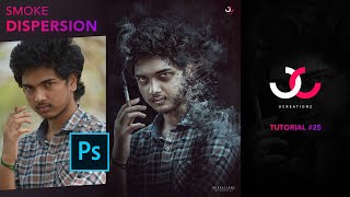 Smoke Dispersion | Creative Photoshop Manipulation Tutorial | UCREATIONZ 2020 | Unnikrishnan KJ screenshot 5
