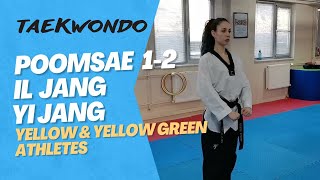 Taekwondo Poomsae il jang, yi jang (1 and 2) (detaylı anlatımlı) #tkd #sports #taekwondo #poomsae