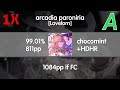 chocomint | Kitamura Eri - arcadia paroniria [Lovelorn] +HDHR 99.01% 1xMiss | 811pp (1084pp if FC)