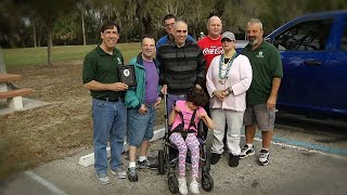 Adults with special needs volunteer for charity
