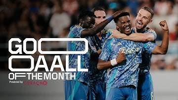 GOAL OF THE MONTH AUGUST • Hato, Bounida, Faberski, Taylor, Barron & Keukelaar ✨🏆