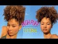 HOW TO: HIGH AFRO PUFF | Hannah Mussette