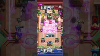Big brain beatdown #clashroyale #giant #graveyard #witch #spam #cart #evolution #snipe  