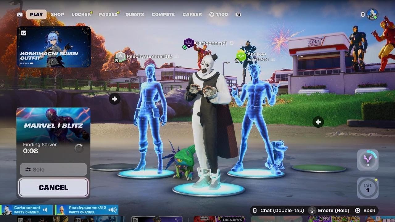 Fortnite first win on the new season 1 - YouTube