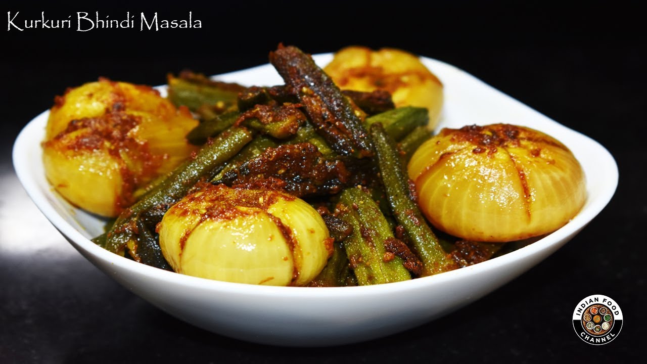 Kurkuri Masala Bhindi-Okra Recipe-How to Make crispy Okra-Bharwa Bhindi recipe-Bhindi Masala | Indian Food Channel