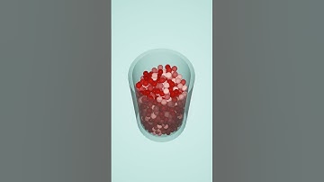 Marble In Glass Fill and Spill 🔴🔴🟨