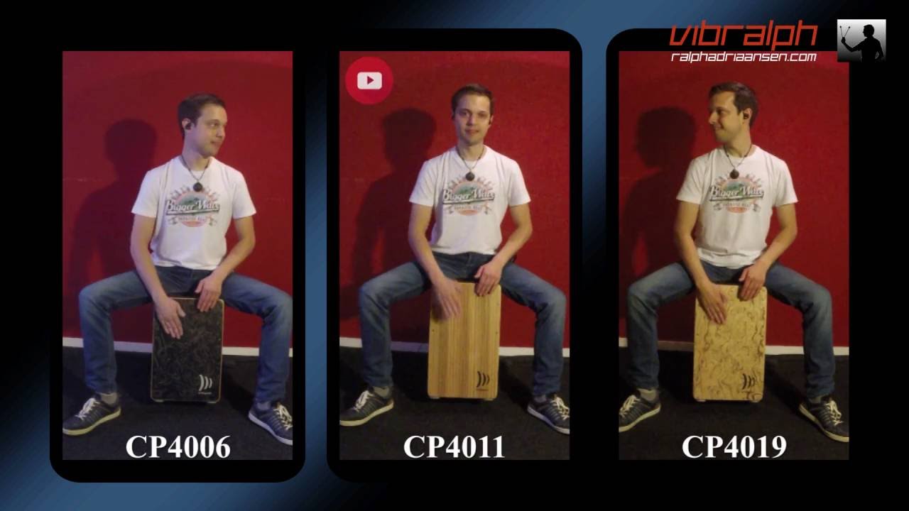 Vibralph - Comparison: Schlagwerk cajons La Perù CP4006/CP4011