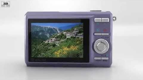 Casio Exilim EX-Z75 Blue 3D model by 3DModels.org