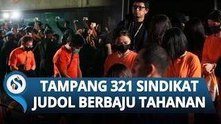 Penampakan 320 WNA Judol Hayam Wuruk Digiring ke Rudenim, Seragam Tahanan Semua, Ini Potretnya