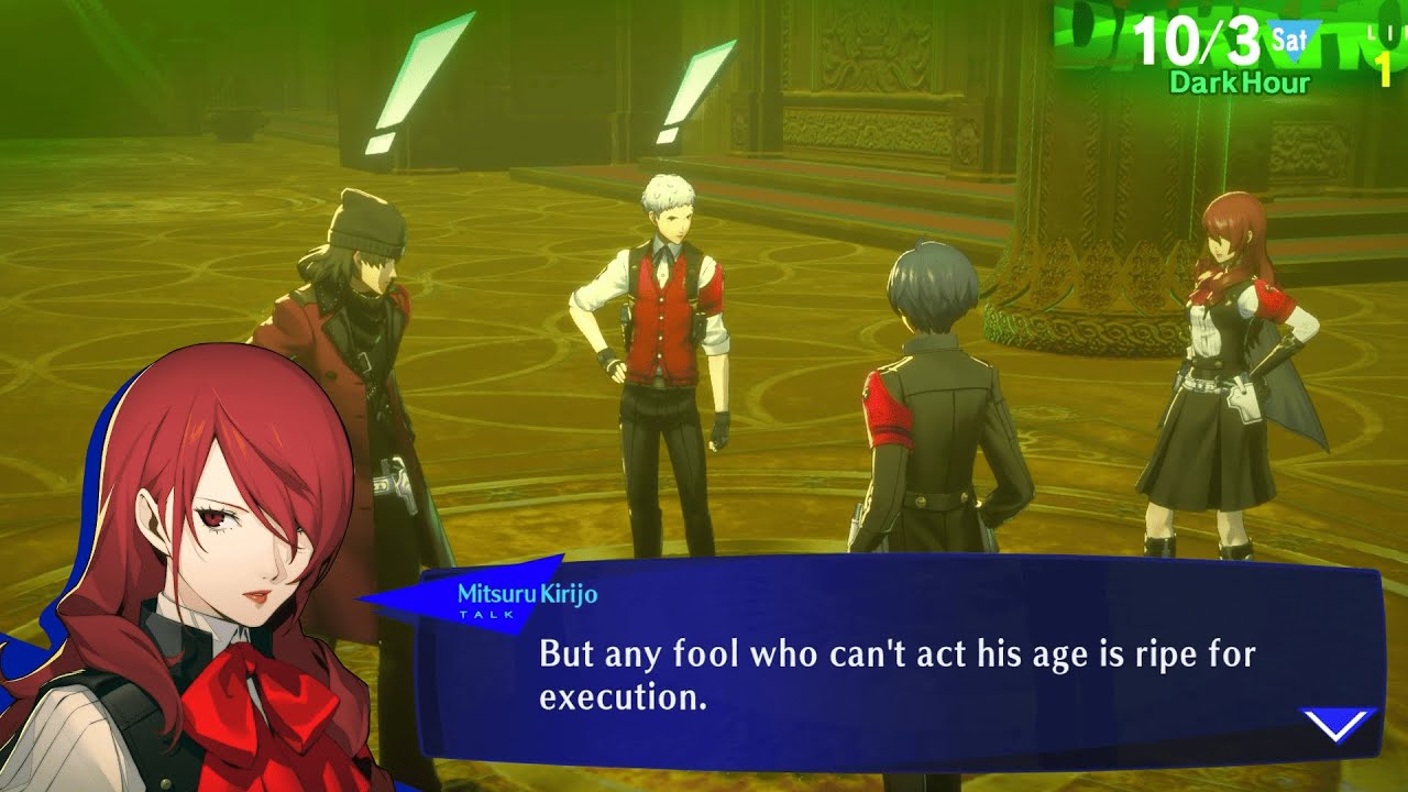 Even Aragaki Fears Mitsuru -  Persona 3 Reload