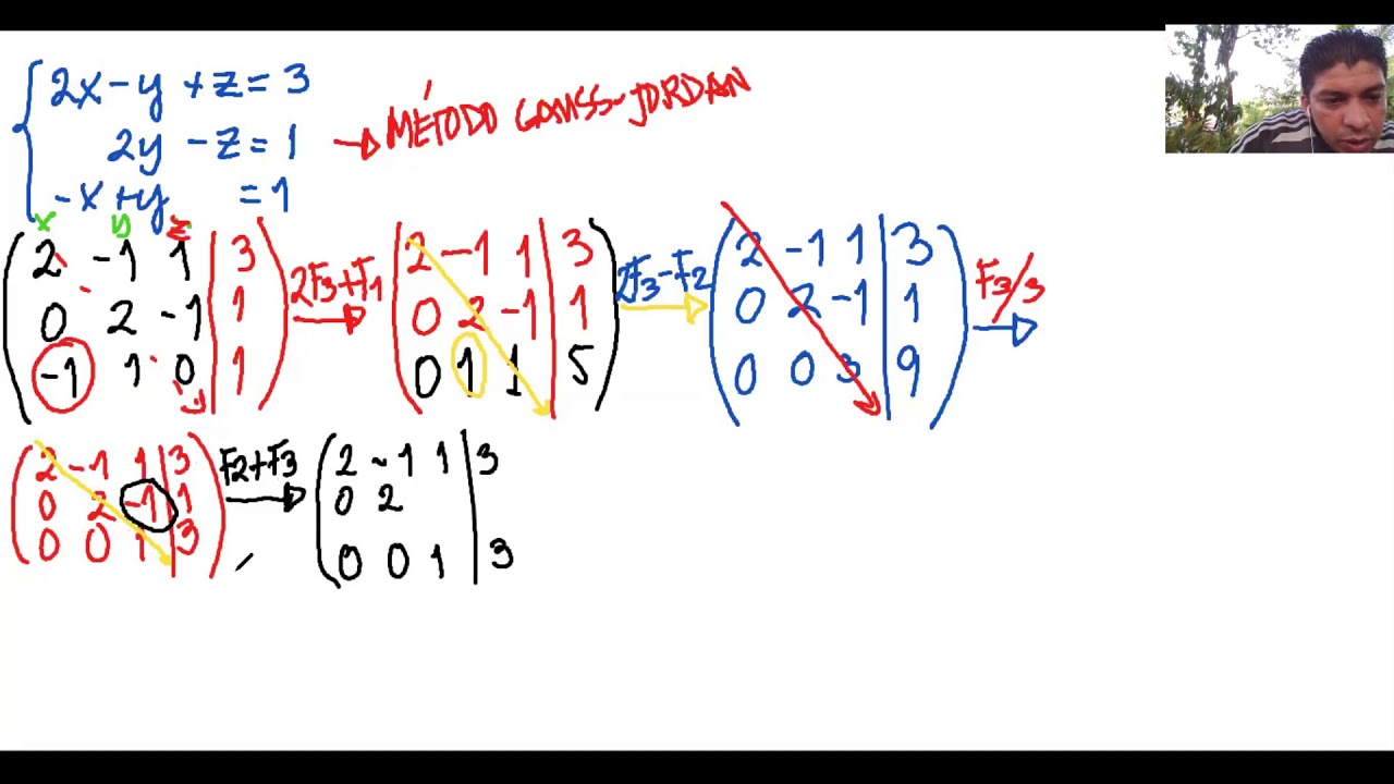 Matriz Inversa 3x3 Metodo De Gauss