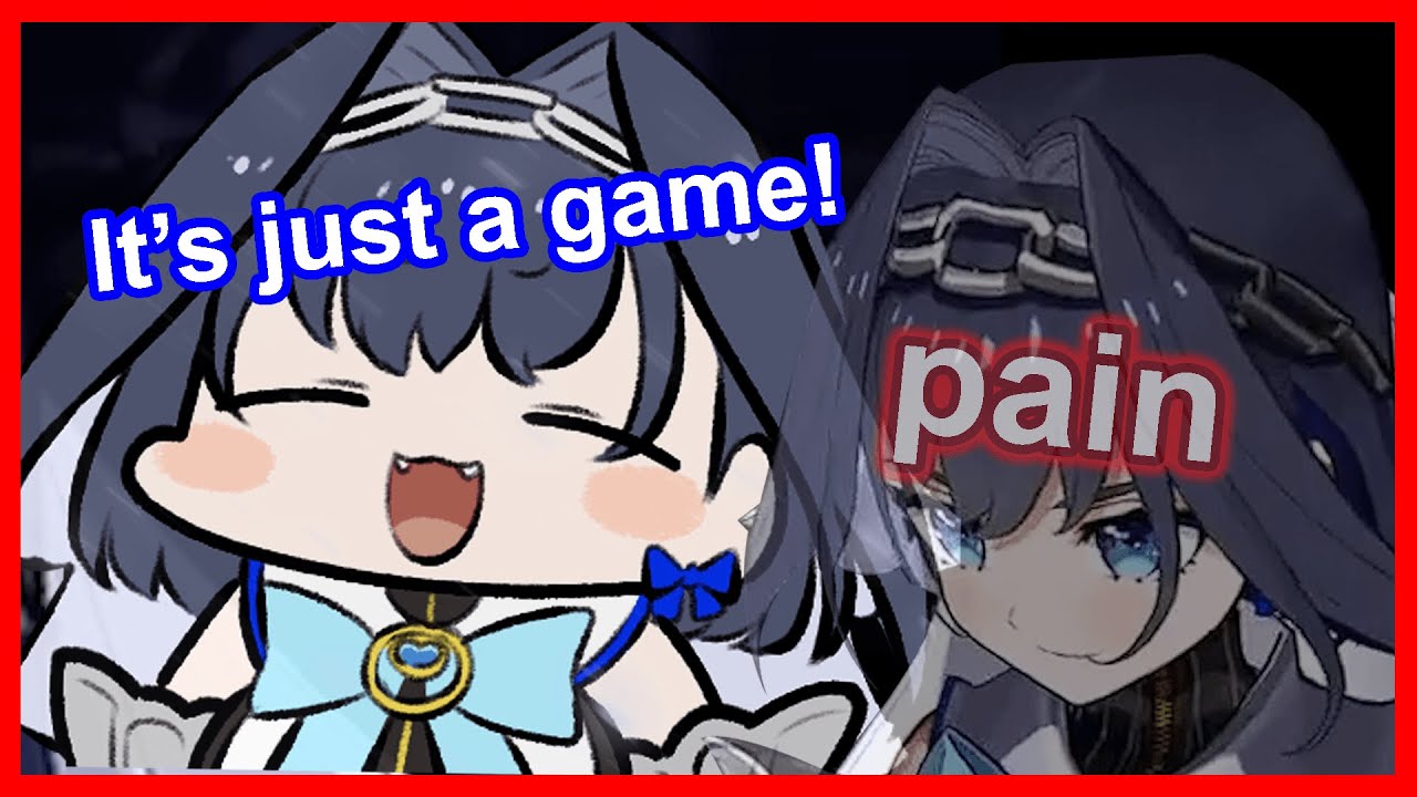 "I don't rage over a game" said gamer Kronii