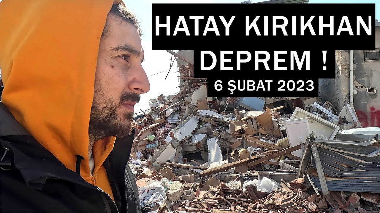 DEPREM GERÇEKLERİ HATAY KIRIKHAN DEPREM YARDIMINA GİTTİK 4K!