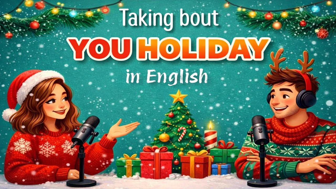 Easy English Podcast for the Holidays | Real Life Conversation for Beginners