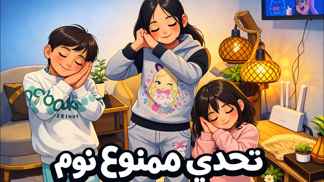 ممنوع النوم 🛌🥱تحدي بين بيلسان وحموده وقمورة وصدمة مين لي رابح وضل لصباح🫣🤫 