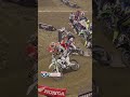 Bad jump but good holeshot position?! Watch Shimoda's sneaky Indianapolis #Supercross move
