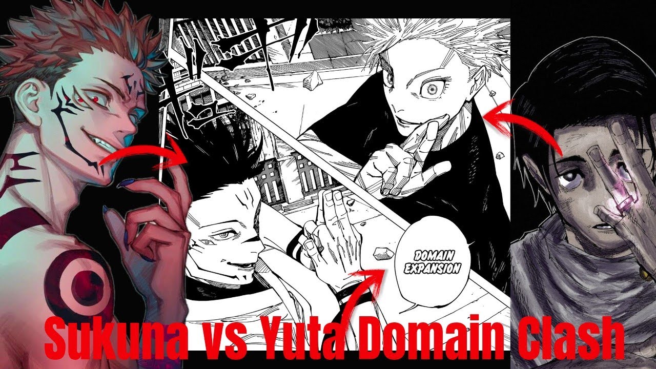Yuta(Gojo) vs Sukuna domain battle begins 🔥 | Jujutsu Kaisen chapter ...