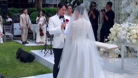 Momen Pemberkatan Nikah Amanda Manopo & Kenny Austin
