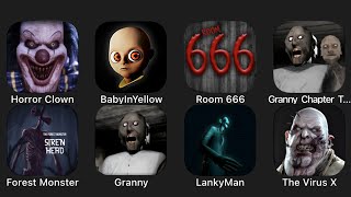 Horror Clown, Baby In Yellow, Room 666, Granny Chapter Two, Forest Monster, Granny.... screenshot 5