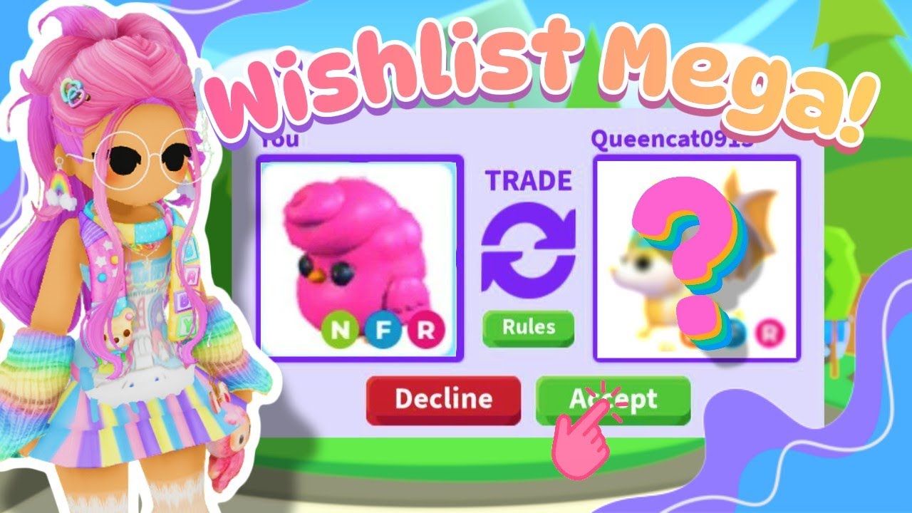 I Got One Of My Dream Megas! Roblox Adopt Me Trading Video