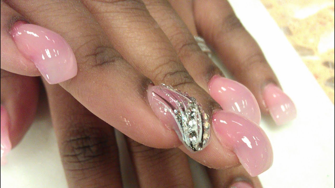 Curved Acrylic Nails Google Search Curved Nails Bubble Nails Hump Nails