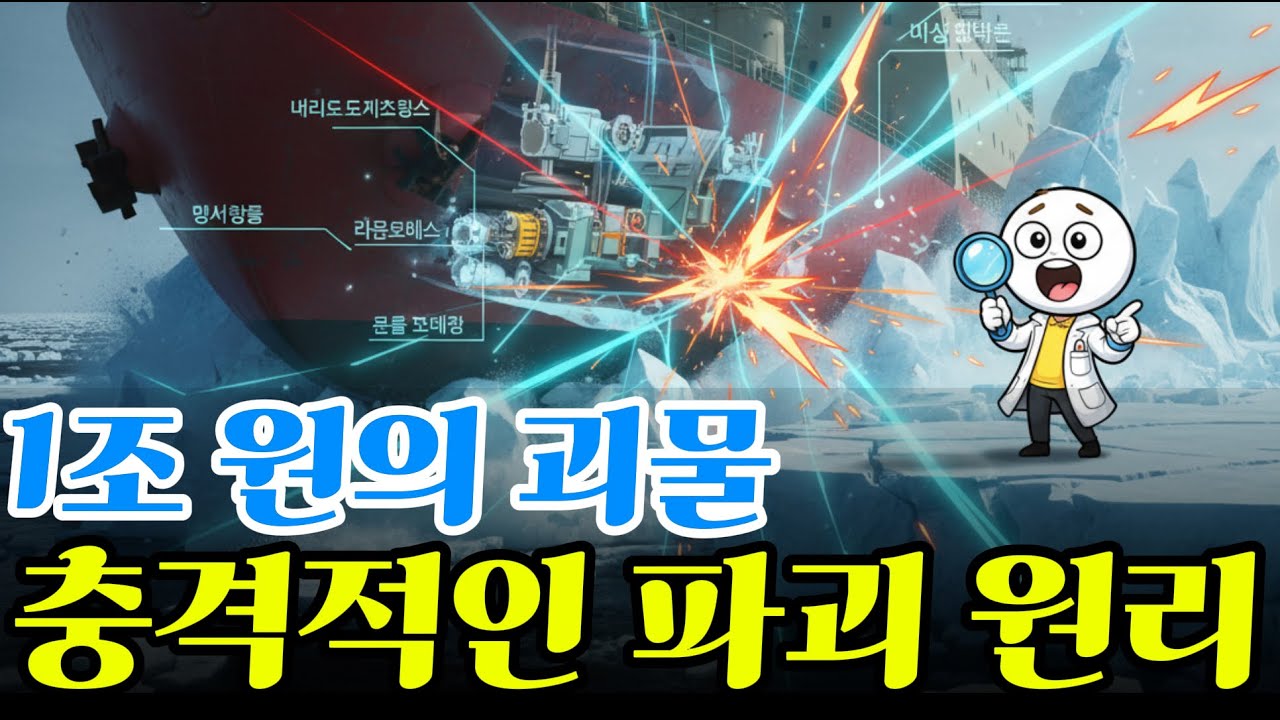 쇠빙선은 얼음을 들이받지 않습니다: 인류가 북극을 정복한 물리적 기술의 비밀