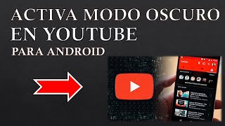 Como Activar Modo Oscuro de Youtube en Android | YOUTUBE OSCURO OFICIAL | Rapido y Facil | 2023 screenshot 1