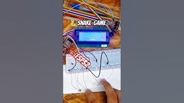 Snake Game Project with esp32 and 20x4 LCD #arduino #diy #project #snakegame #esp32 #electronic