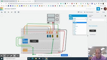 74LS08 AND Gate on TinkerCad
