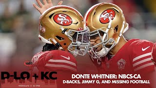 Donte Whitner talks about the 49ers pass interference issues, Jimmy Garoppolo and more