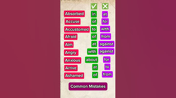 Common Preposition Mistakes in English