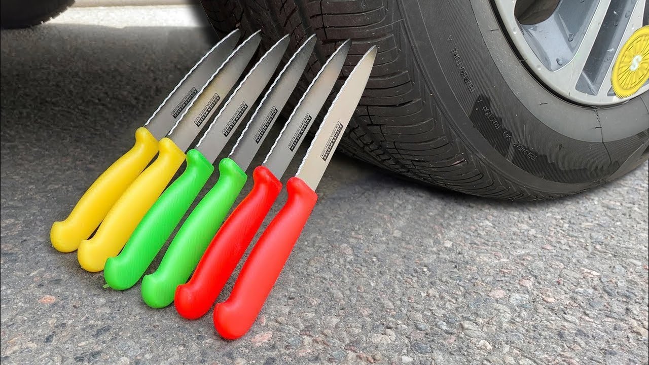 Experiment Car vs Knife vs Coca cola, Fanta | Top 25 Crushing Crunchy & Soft Things by Car